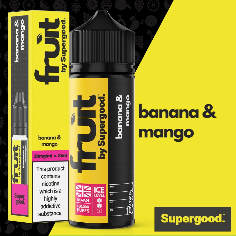 bulk wholesale Supergood Fruit 100ml E - Liquid - Banana & Mango