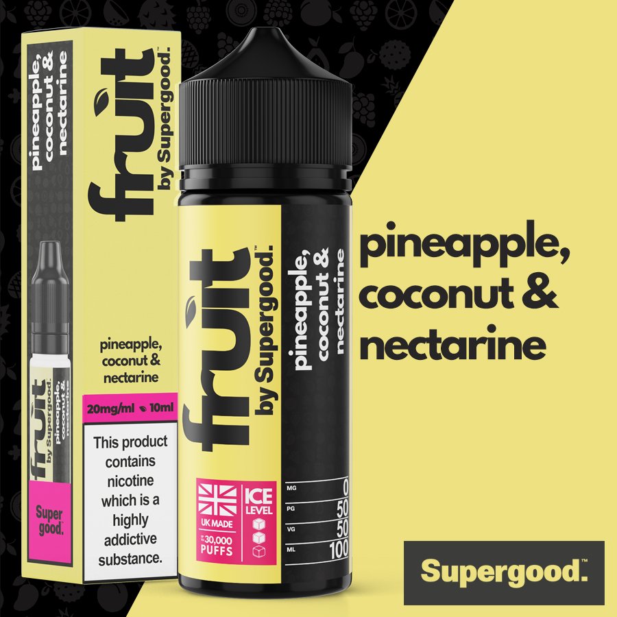 bulk wholesale Supergood Fruit 100ml E - Liquid - Pineapple Coconut & Nectarine