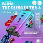 bulk wholesale The Bling Ultra Plus 30k Vape Kit Box of 5 - Blueberry Sour Raspberry/Cherry Sour Raspberry