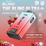 bulk wholesale The Bling Ultra Plus 30k Vape Kit Box of 5 - Fizzy Cherry/Cherry Cola