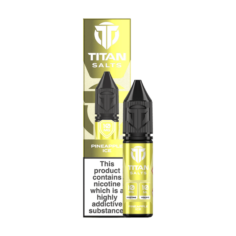bulk wholesale Titan Nic Salts 10ml E - liquids Pack of 10 - Pineapple Ice
