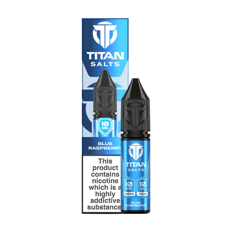 bulk wholesale Titan Nic Salts 10ml E - liquids Pack of 10 - Blue Raspberry
