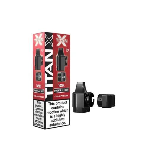 bulk wholesale Titan X Replacement Pods ( Pack of 5) - Cola Freeze