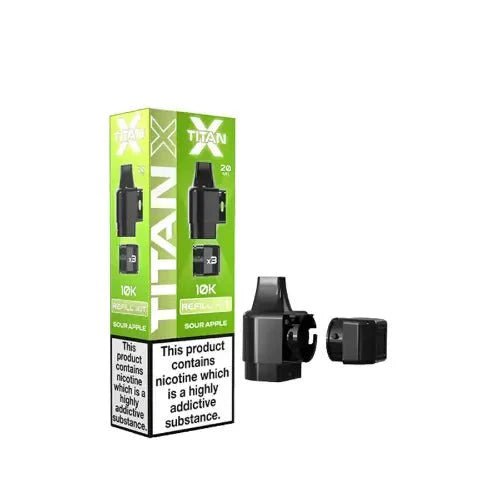 bulk wholesale Titan X Replacement Pods ( Pack of 5) - Sour Apple