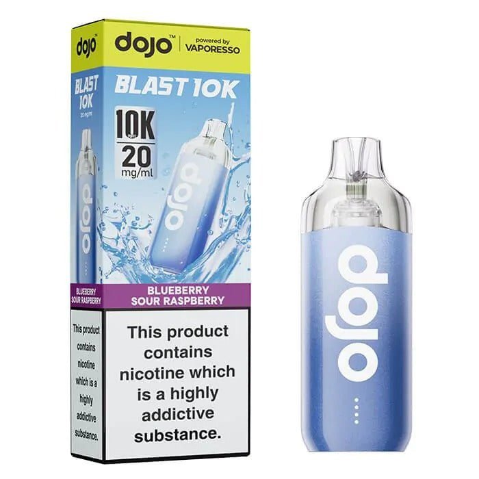 bulk wholesale Vaporesso Dojo Blast 10k Prefilled Pod Vape Kit Box of 5 - Blueberry Sour Raspberry