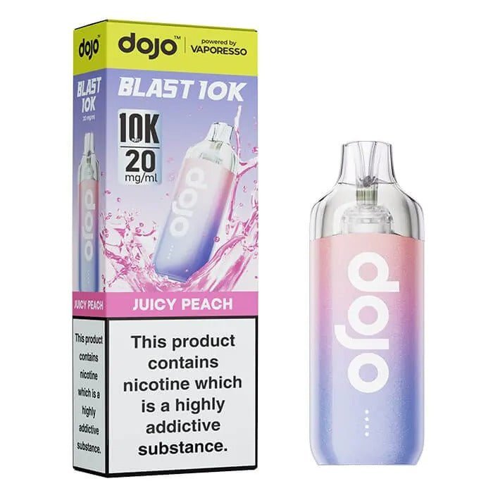 bulk wholesale Vaporesso Dojo Blast 10k Prefilled Pod Vape Kit Box of 5 - Juicy Peach