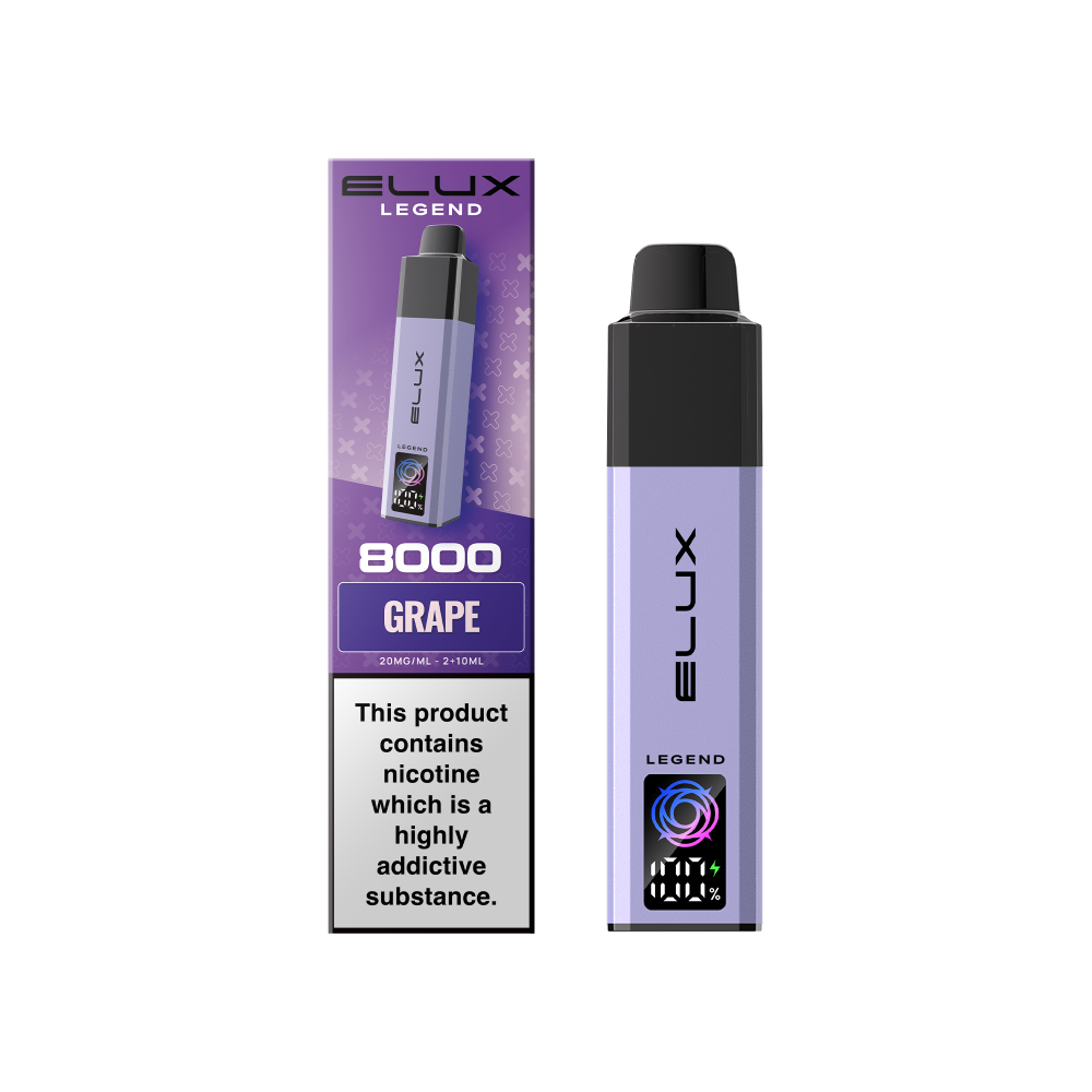 Elux Legend 8000 Pod Vape Kit Box of 5