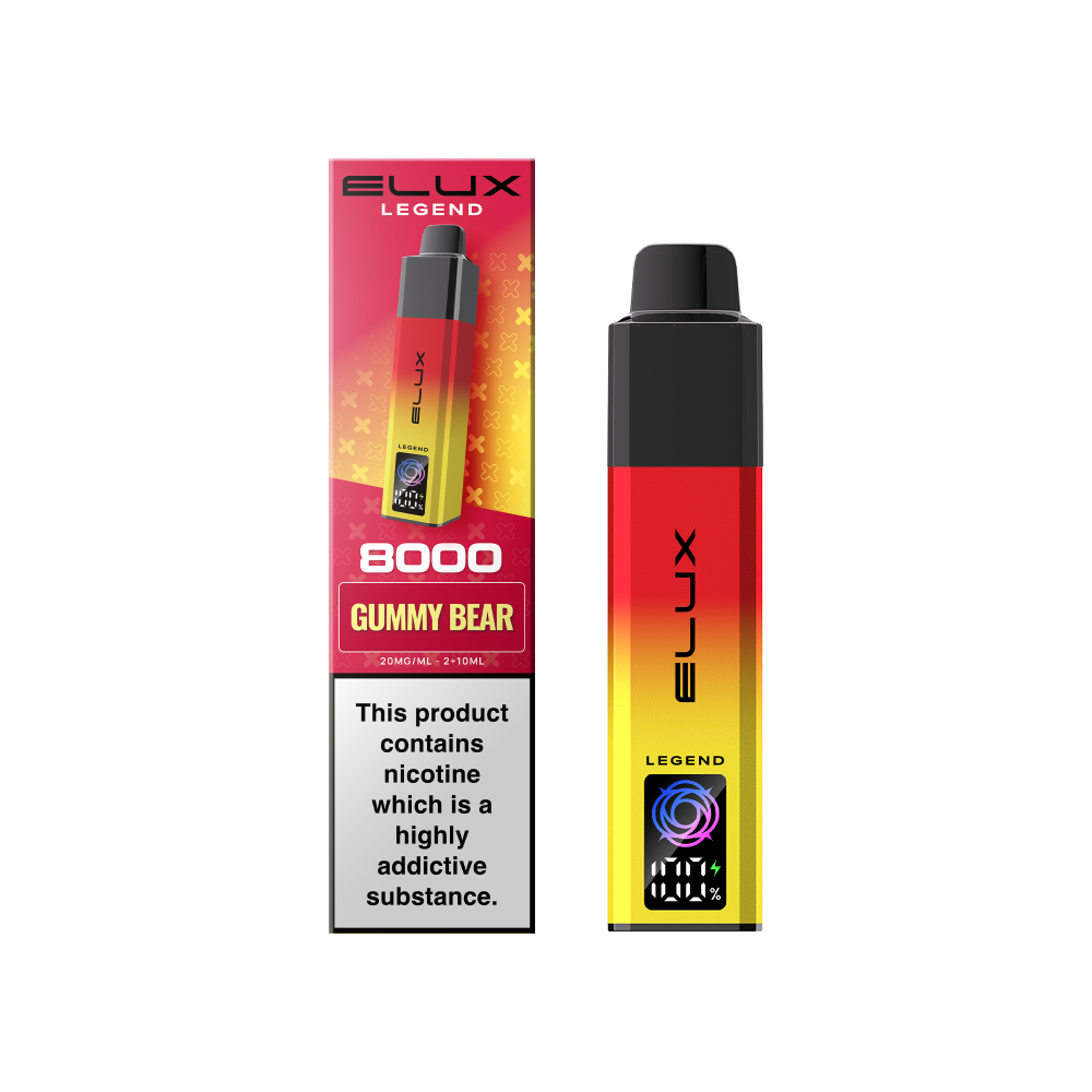 Elux Legend 8000 Pod Vape Kit Box of 5