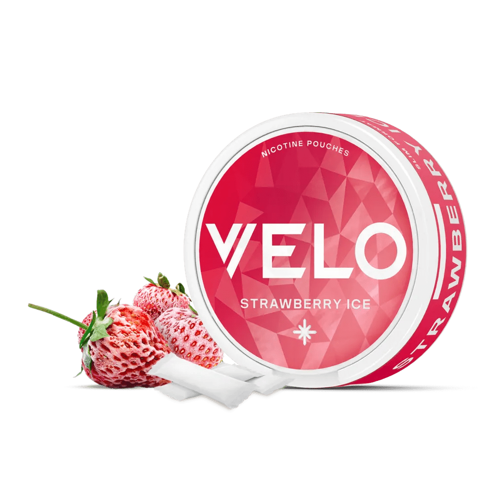 bulk wholesale VELO Nicotine Pouches Pack of 10 - Strawberry Ice