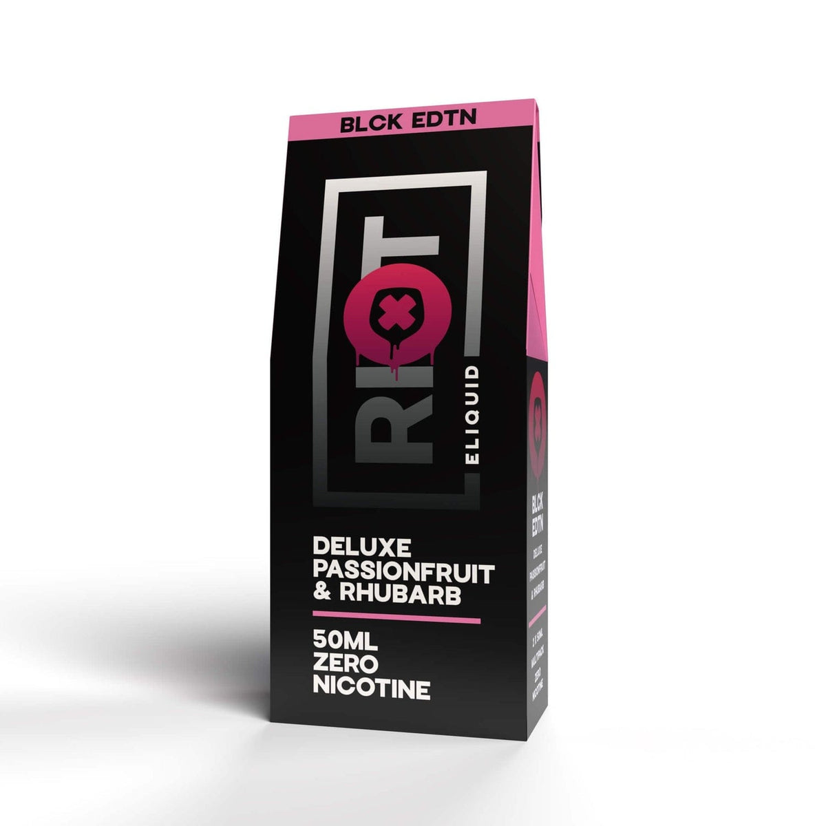 bulk wholesale 2X RIOT SQUAD BLCK EDTN - DELUXE PASSION FRUIT & RUBARB - SHORTFILL 50ML -
