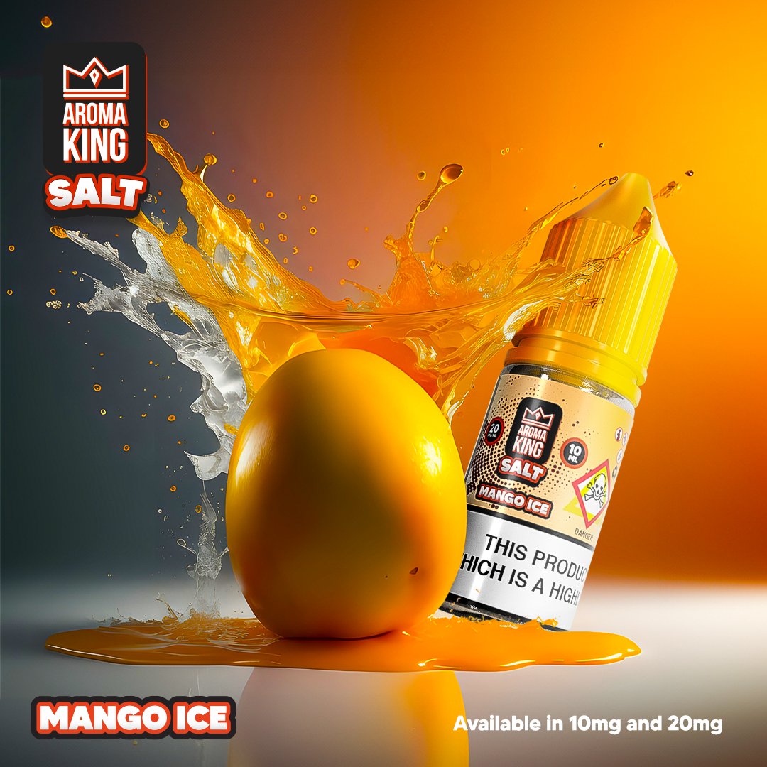 bulk wholesale Aroma King Nic Salts 10ml E - liquids - Box of 10 - Mango Ice