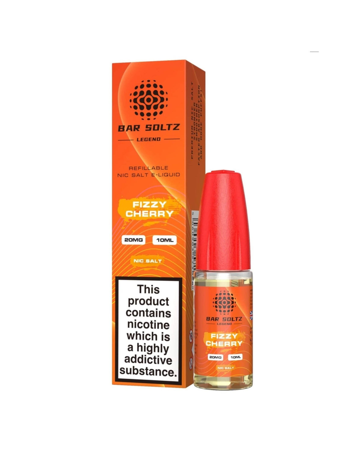 bulk wholesale Bar Soltz Legend - Fizzy Cherry - 10ml E - liquids - Nic Salts - Box of 10 - 10mg
