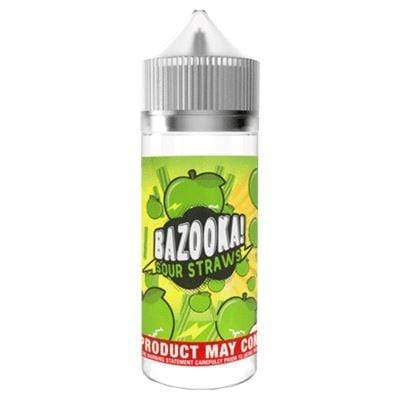 bulk wholesale BAZOOKA - GREEN SOUR APPLE STRAWS - 100ML -