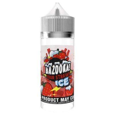 bulk wholesale BAZOOKA - STRAWBERRY ICE SOUR STRAWS - 100ML -