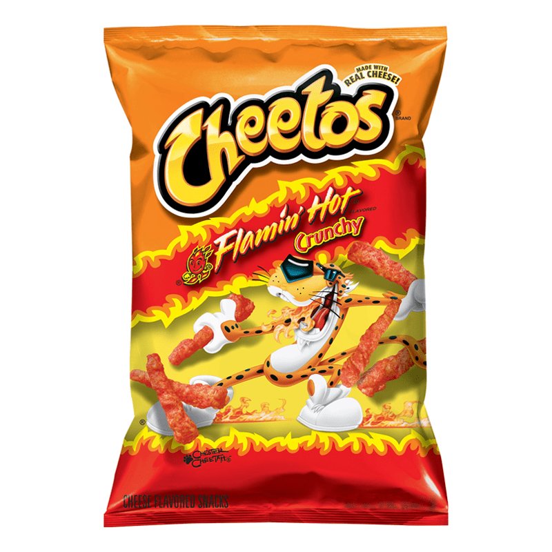 bulk wholesale Cheetos Crunchy Flamin' Hot - Pack of 10 - 226.8gm -