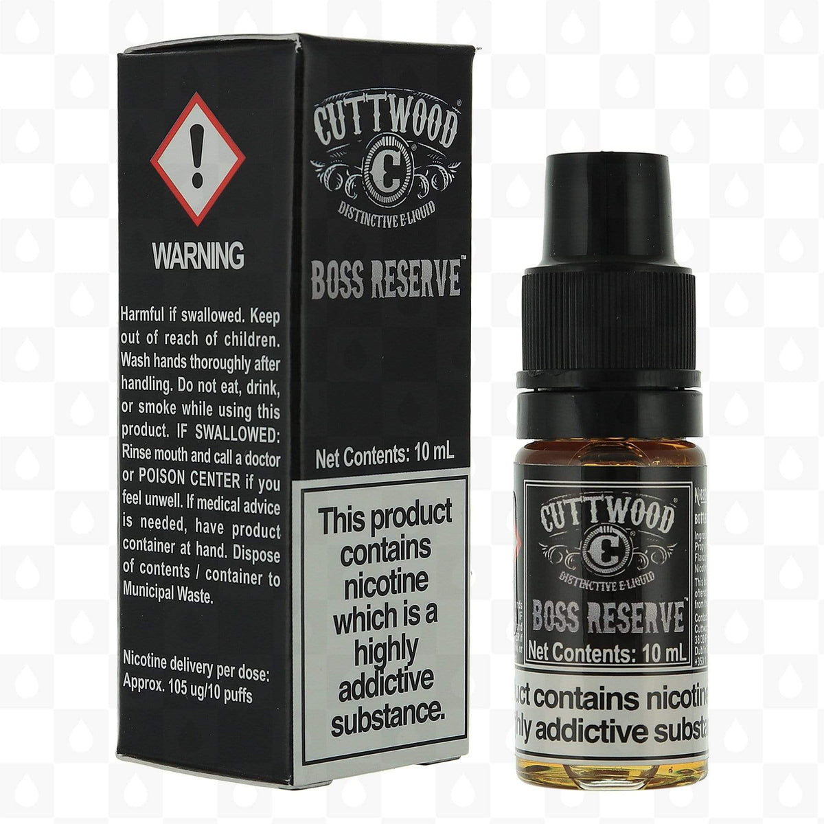 bulk wholesale Cuttwood Boss Reserve E Liquid - 10ml - 3MG
