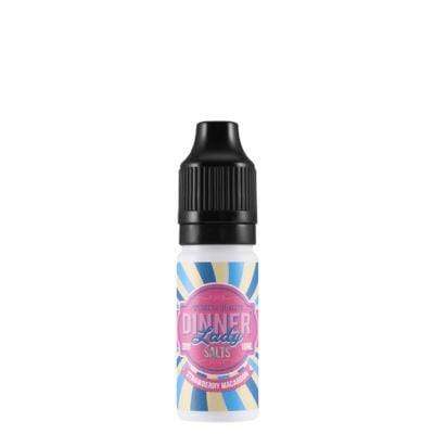 bulk wholesale DINNER LADY - STRAWBERRY MACAROON - 10ML NIC SALT - Box of 10 - 10mg