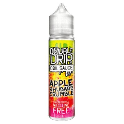 bulk wholesale DOUBLE DRIP - APPLE RHUBARB CRUMBLE - 50ML -