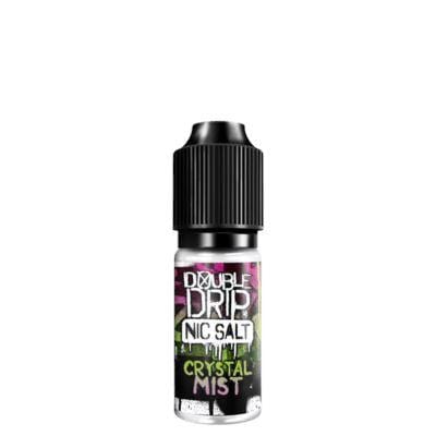 bulk wholesale DOUBLE DRIP - CRYSTAL MIST - 10ML NIC SALT - Box of 10 - 10mg
