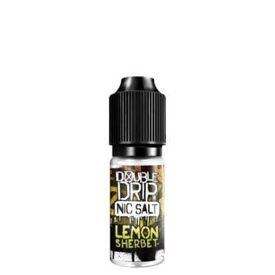 bulk wholesale DOUBLE DRIP - LEMON SHERBET - 10ML NIC SALT - Box of 10 - 10mg