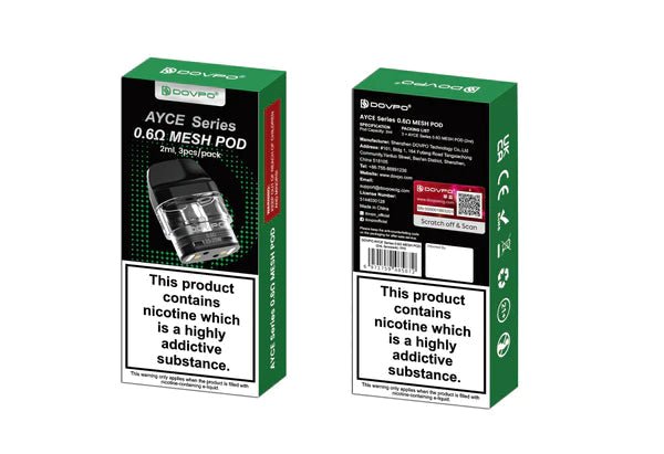 bulk wholesale Dovpo Ayce Pro Replacement Pods (Pack of 3) - 0.6ohm