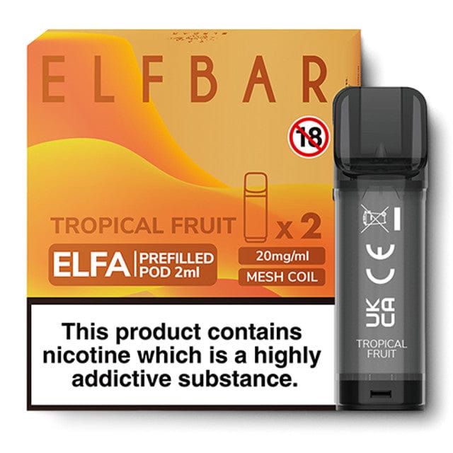 bulk wholesale Elf Bar Elfa Pre - Filled Replacement Pods - Tropical Fruit