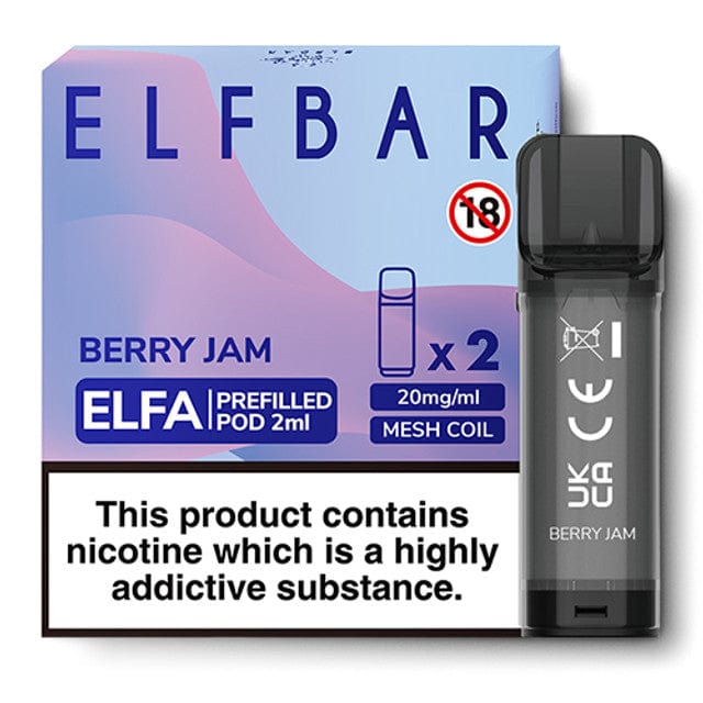 bulk wholesale Elf Bar Elfa Pre - Filled Replacement Pods - Berry Jam