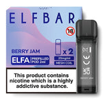 bulk wholesale Elf Bar Elfa Pre - Filled Replacement Pods - Berry Jam