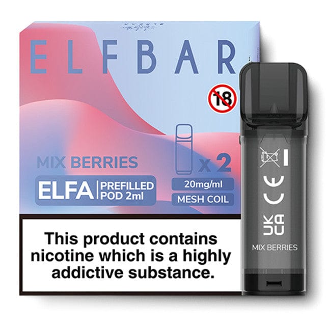 bulk wholesale Elf Bar Elfa Pre - Filled Replacement Pods - Mix Berries