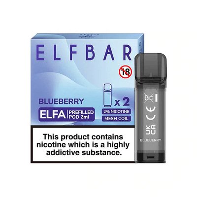 bulk wholesale Elf Bar Elfa Pre - Filled Replacement Pods - Blueberry Sour Raspberry