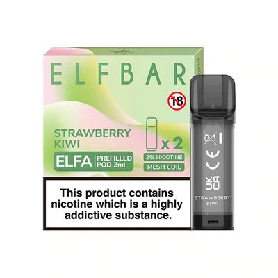 bulk wholesale Elf Bar Elfa Pre - Filled Replacement Pods - Strawberry Kiwi