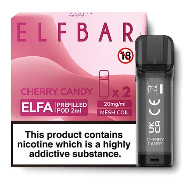 bulk wholesale Elf Bar Elfa Pre - Filled Replacement Pods - Cherry Candy