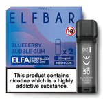bulk wholesale Elf Bar Elfa Pre - Filled Replacement Pods - Blueberry bubblegum