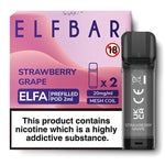 bulk wholesale Elf Bar Elfa Pre - Filled Replacement Pods - Strawberry Grape