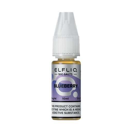 bulk wholesale ELF BAR - ELFLIQ - BLUEBERRY - 10ML NIC SALT (Box Of 10) - 5mg