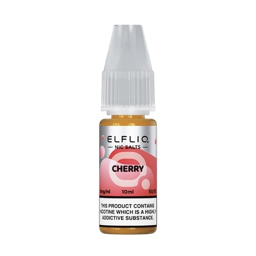 bulk wholesale ELF BAR - ELFLIQ - CHERRY - 10ML NIC SALT (Box of 10) - 10mg