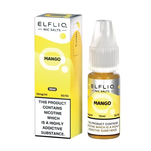 bulk wholesale ELF BAR - ELFLIQ - MANGO - 10ML NIC SALT (Box of 10) - 5mg