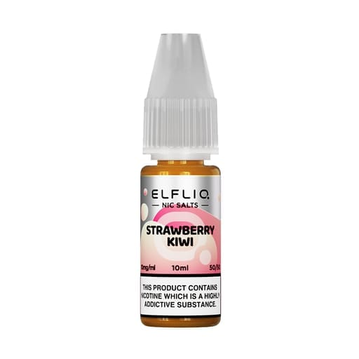 bulk wholesale ELF BAR - ELFLIQ - STRAWBERRY KIWI - 10ML NIC SALT (Box of 10) - 5mg