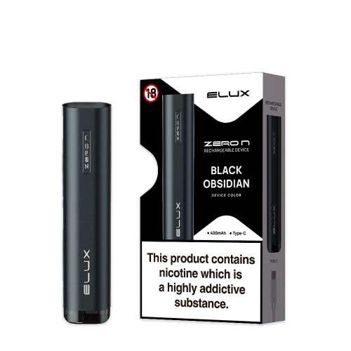 bulk wholesale Elux Zero N Prefilled Pod Vape Kit Device - Black Obsidian