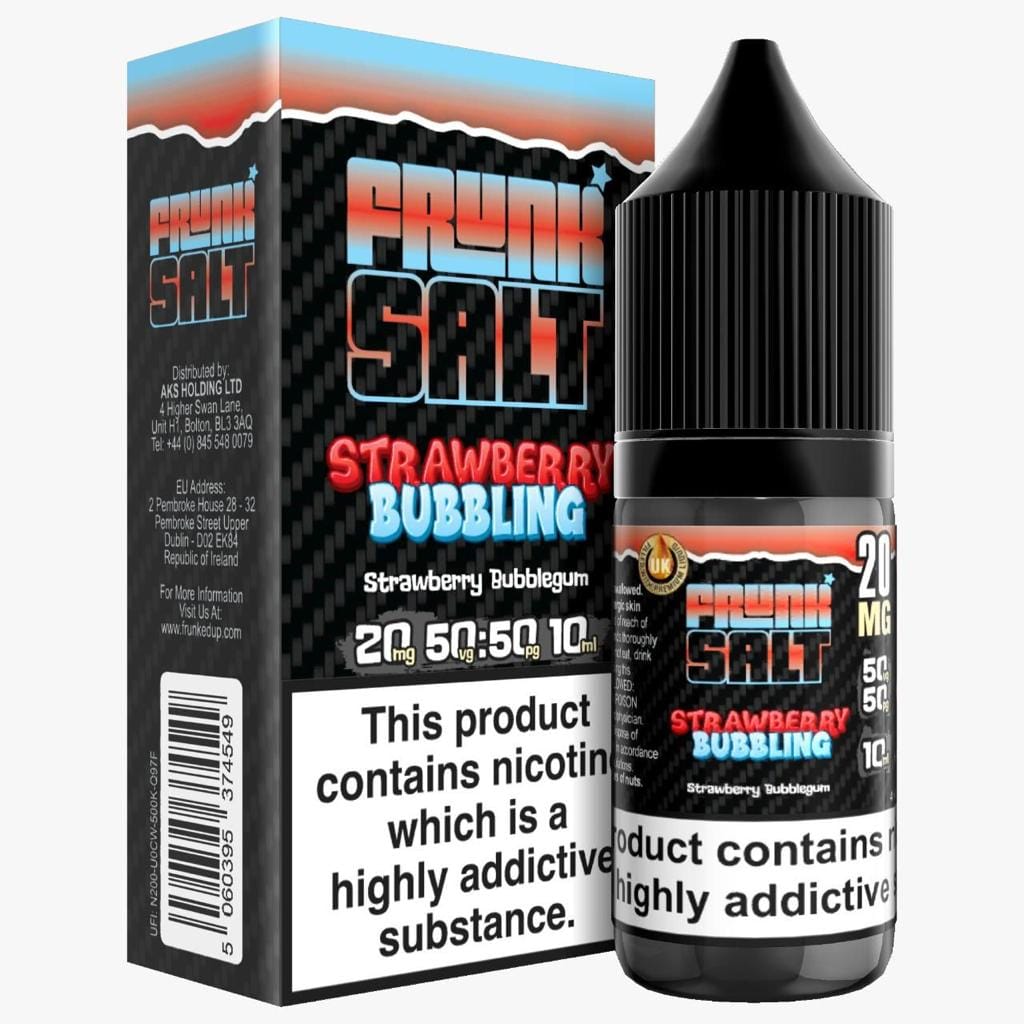 bulk wholesale Frunk Salt - Strawberry Bubbling - 10ML Nic Salt - Box of 5 -