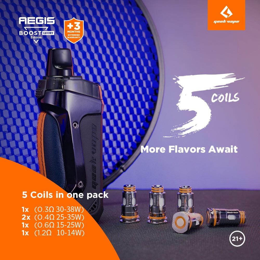 GEEKVAPE - AEGIS BOOST LUXURY EDITION - POD KIT - Bulk Wholesale Price GEEKVAPE - AEGIS BOOST LUXURY EDITION - POD KIT - Bulk Wholesale Price