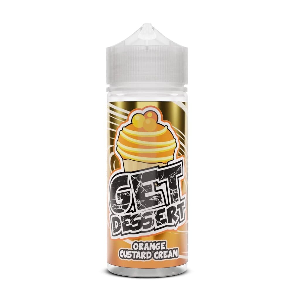bulk wholesale Get Dessert Orange Custard Cream E - Liquid - 100ml -