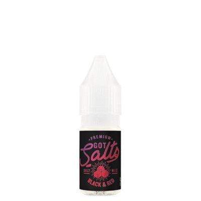 bulk wholesale GOT SALTS - BLACK & RED - 10ML NIC SALT (BOX OF 10) - 10mg