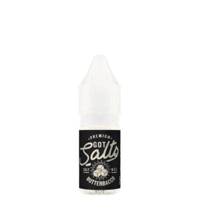 bulk wholesale GOT SALTS - BUTTERBACCO - 10ML NIC SALT (BOX OF 10) - 10mg