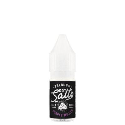 bulk wholesale GOT SALTS - PURPLE MOJITO - 10ML NIC SALT (BOX OF 10) - 10mg
