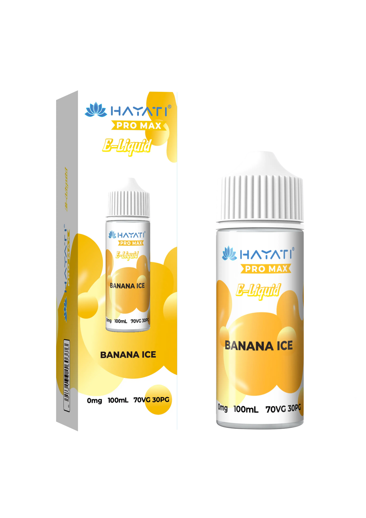 bulk wholesale Hayati Pro Max E - liquid 100ml Vape Juice - Banana Ice