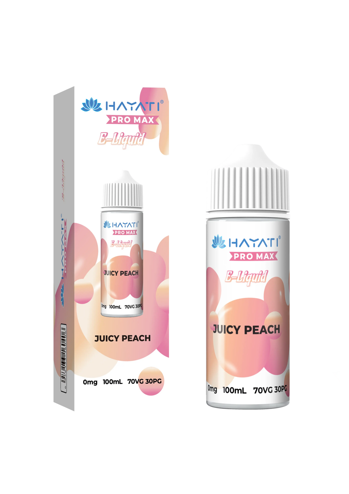 bulk wholesale Hayati Pro Max E - liquid 100ml Vape Juice - Juicy Peach