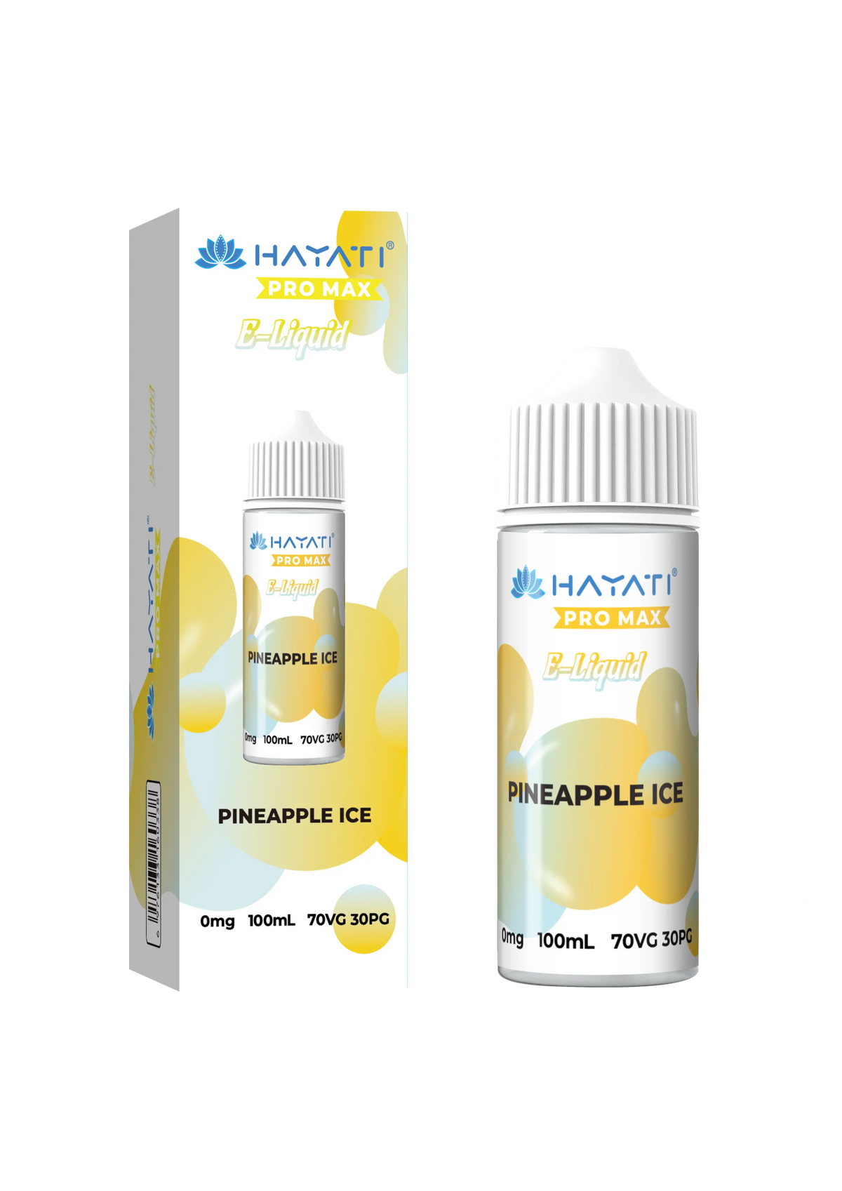 bulk wholesale Hayati Pro Max E - liquid 100ml Vape Juice - Pineapple Ice