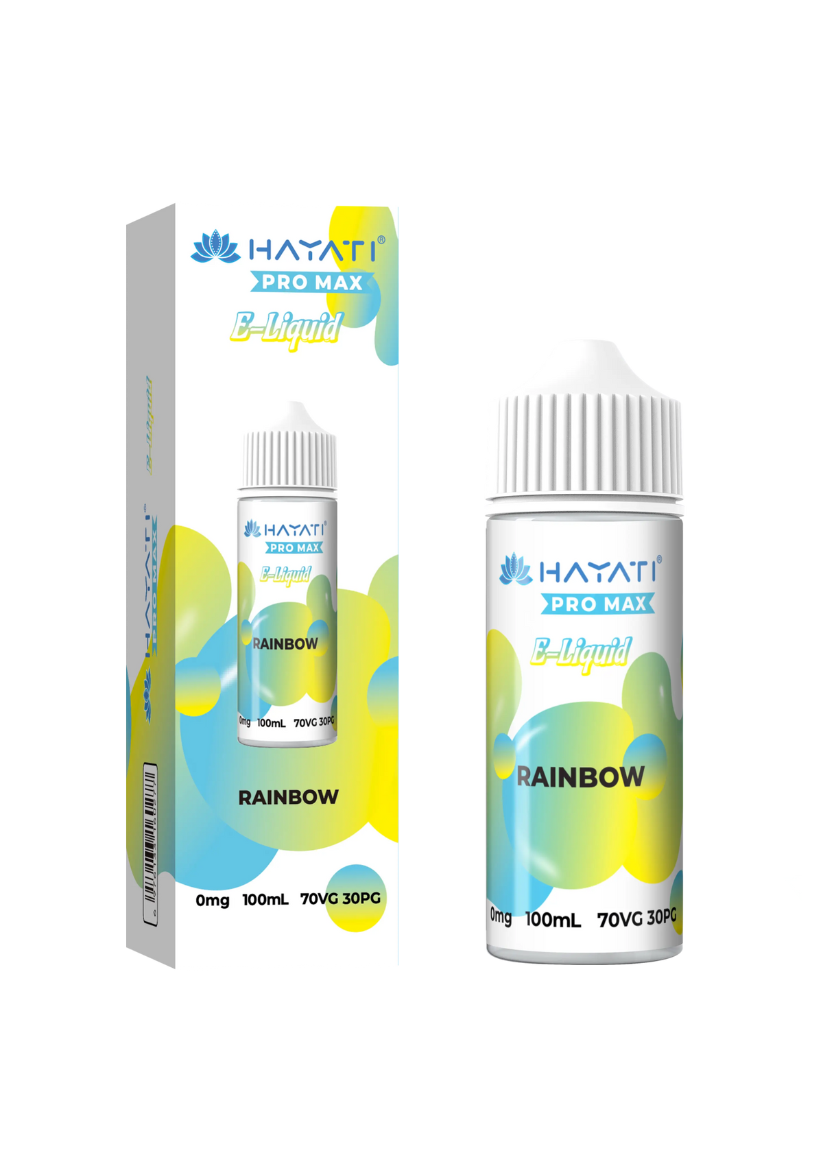 bulk wholesale Hayati Pro Max E - liquid 100ml Vape Juice - Rainbow