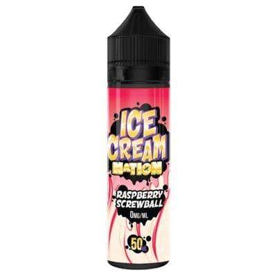 bulk wholesale ICE CREAM NATION - RASPBERRY SCREWBALL - 50ML -